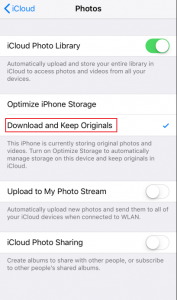 Download and Keep Originals