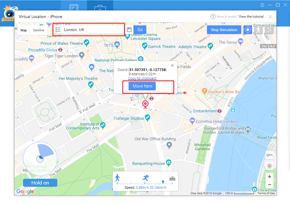 Wie kann ich den Standort auf iOS11 simulieren?