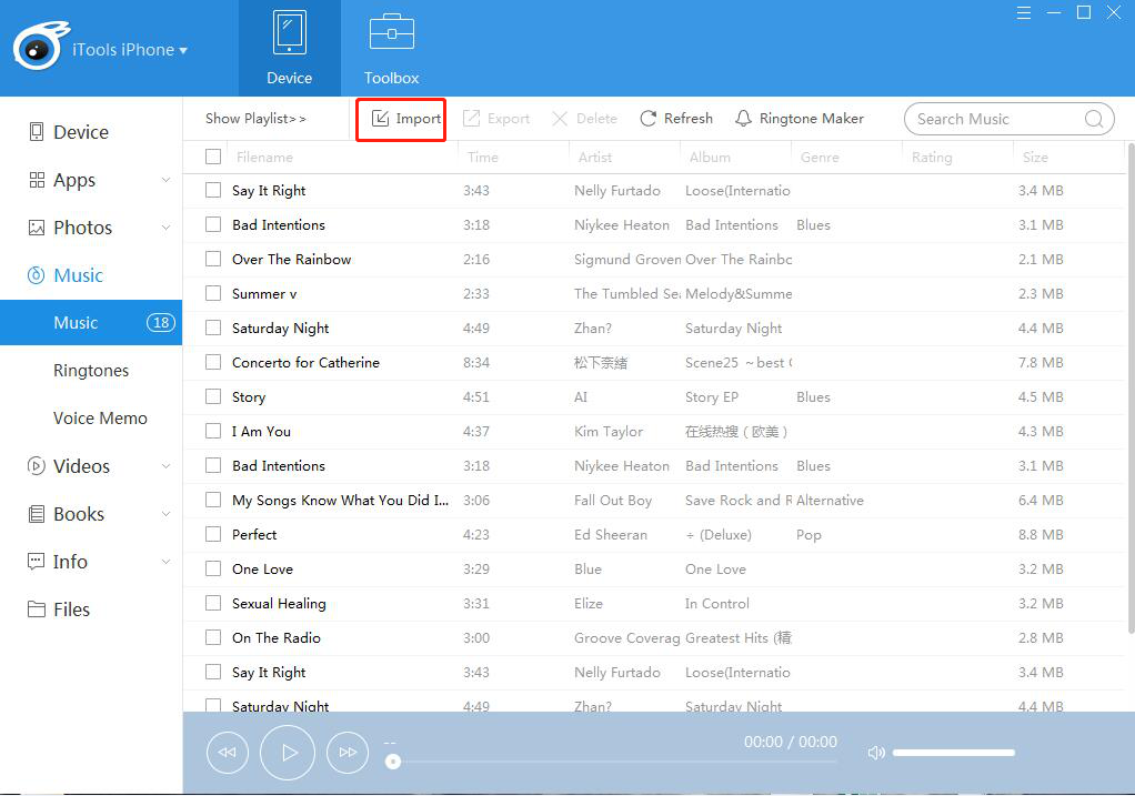 como transferir músicas do PC para o iPhone