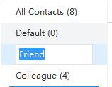 rename contacts group