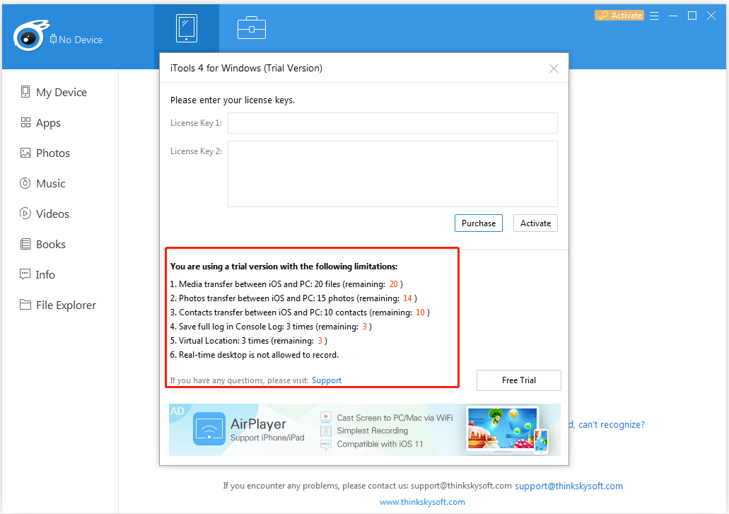 what to do if iTools fails to detect iOS device9