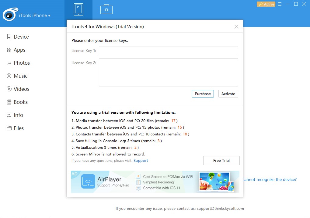 what to do if iTools fails to detect iOS device7