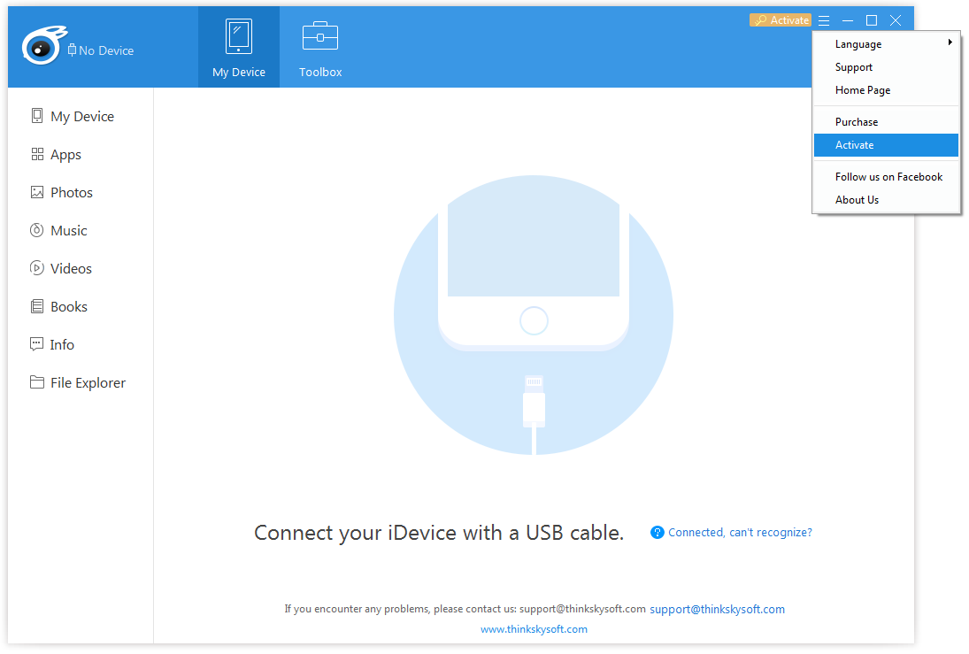 qué hacer si iTools no puede detectar el dispositivo iOS8