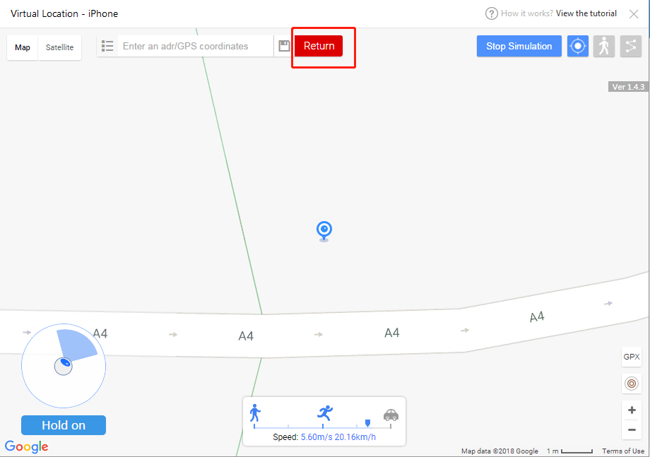 virtual location on iPhone11