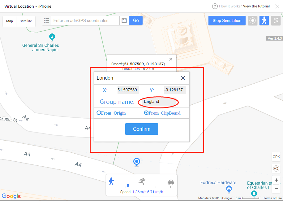 emplacement virtuel sur iPhone9