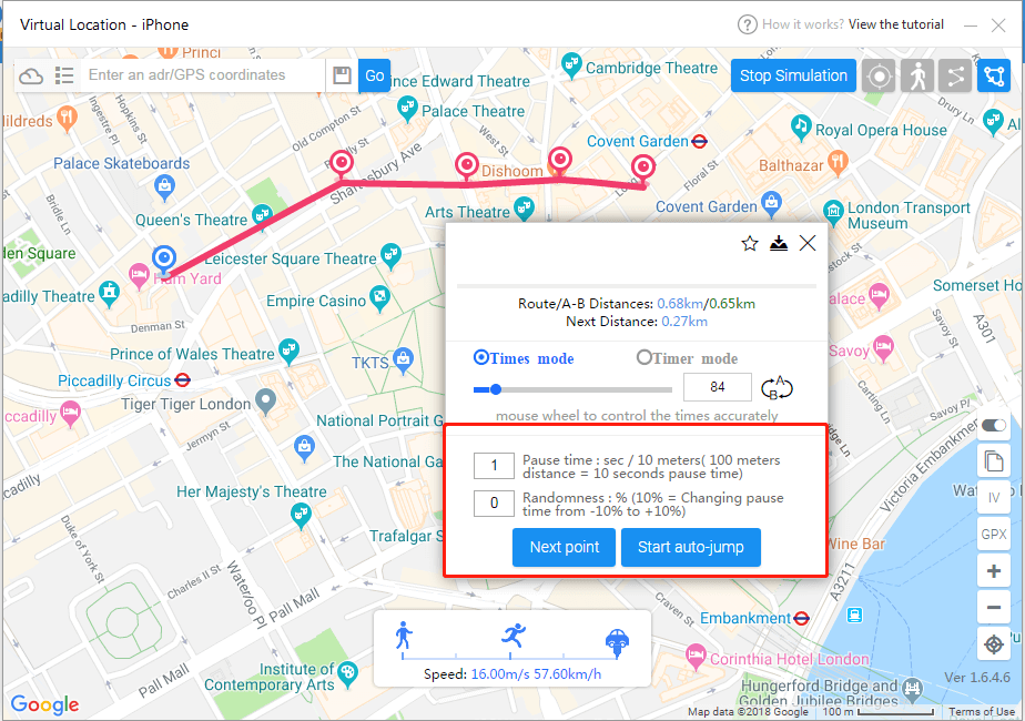 localização gps falsa no ios 40