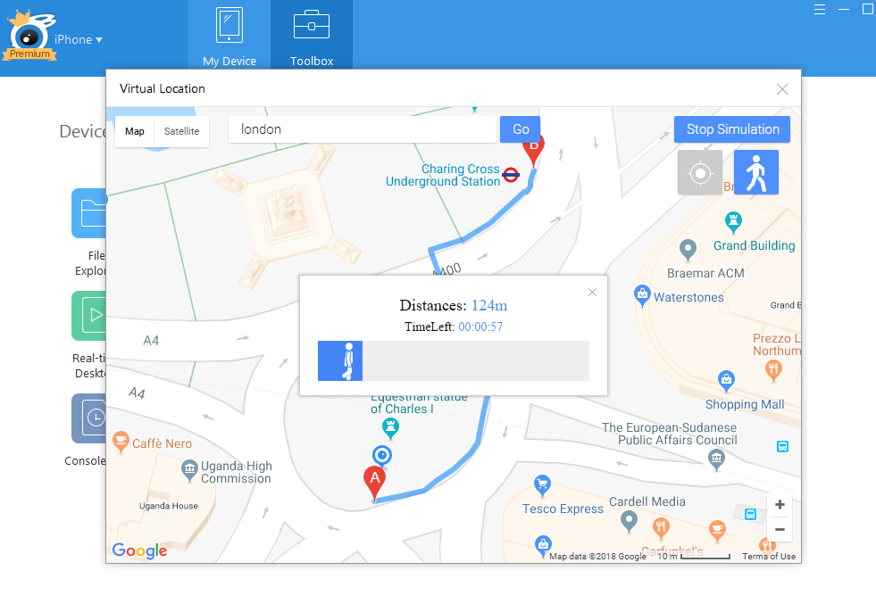 emplacement de faux GPS sur iOS6