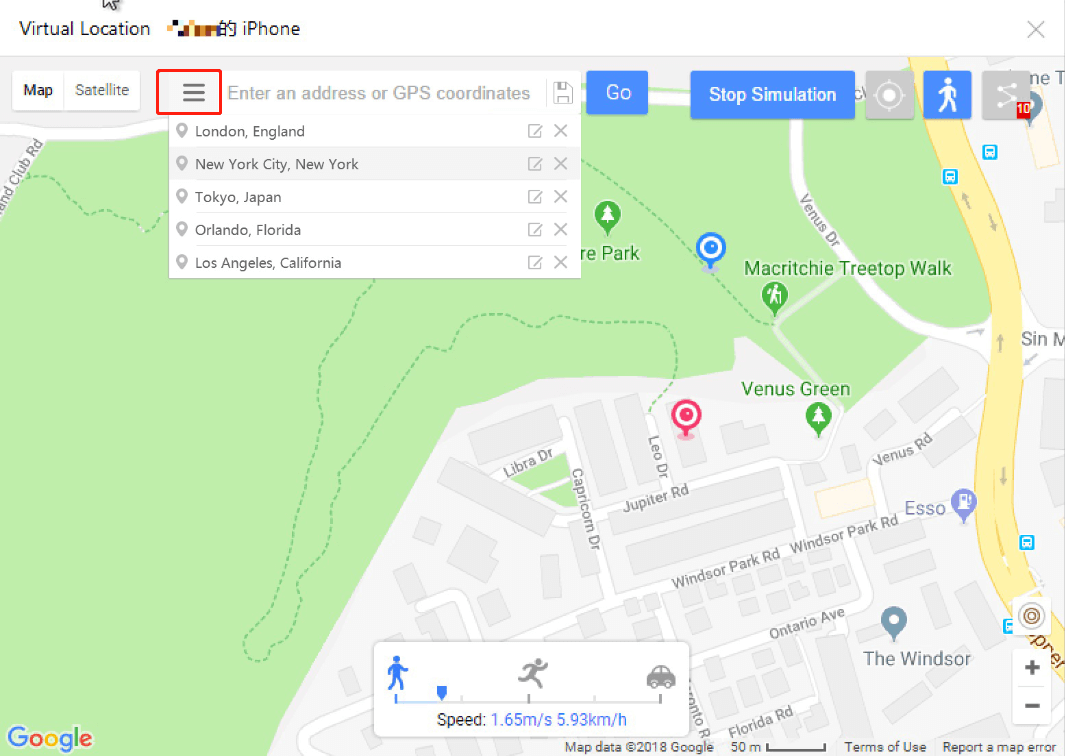 fake gps location on ios14