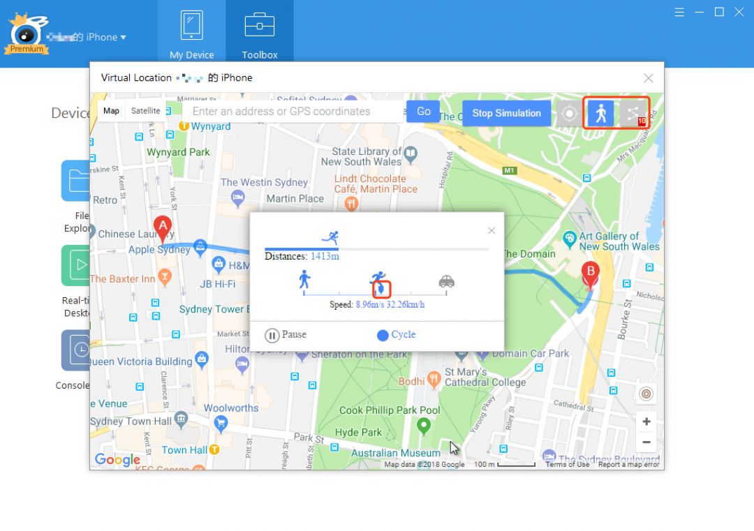 How to fake gps location on iPhone - iTools(Thinkskysoft)